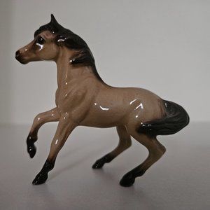 Hagen Renaker Ceramic Running Mare Mustang Buckskin